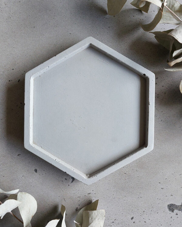 Plato hexagonal ATRIA