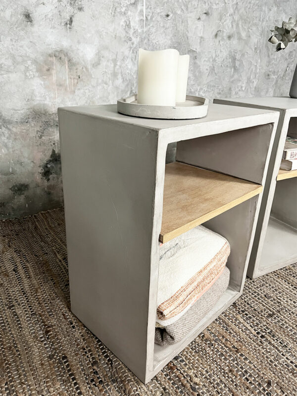 Mesa de luz LYRA con estante - Imagen 2
